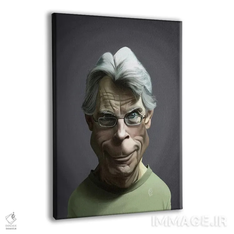 تابلو دکوراتیو استیون کینگ اثر راب اسنو - نمای پرسپکتیو محصول
