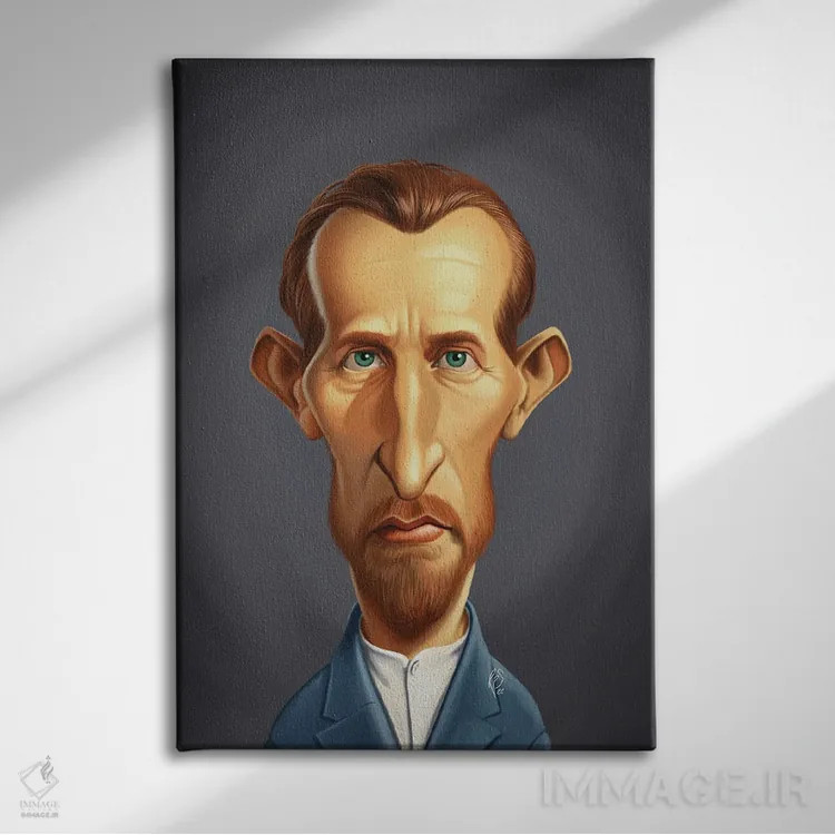 تابلو دکوراتیو ونسان ون گوگ اثر راب اسنو - نمای روبهرو روی دیوار