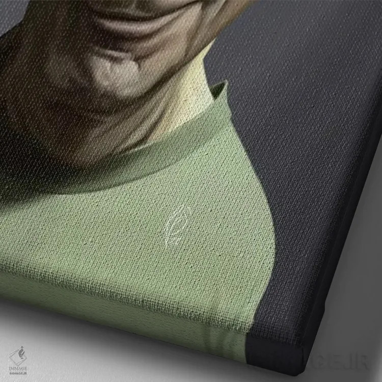 تابلو دکوراتیو استیون کینگ اثر راب اسنو - نمای نزدیک بافت بوم