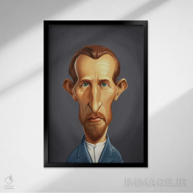 تابلو دکوراتیو ونسان ون گوگ اثر راب اسنو - نمای قابدار مشکی