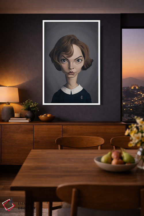 تابلو دکوراتیو آنیا تیلور جوی اثر راب اسنو - D4W