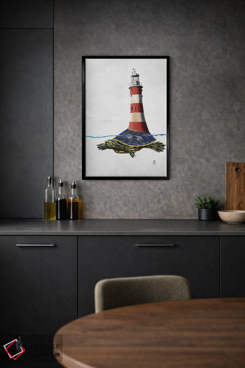 تابلو دکوراتیو امضا اثر راب اسنو - D1B