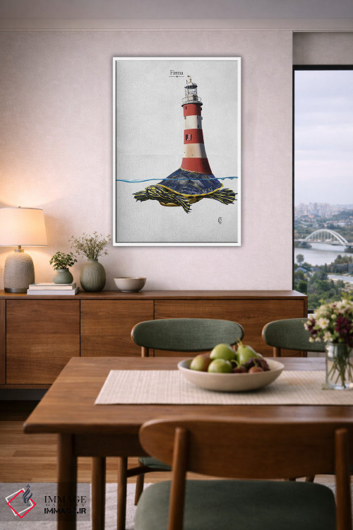 تابلو دکوراتیو امضا اثر راب اسنو - D5W