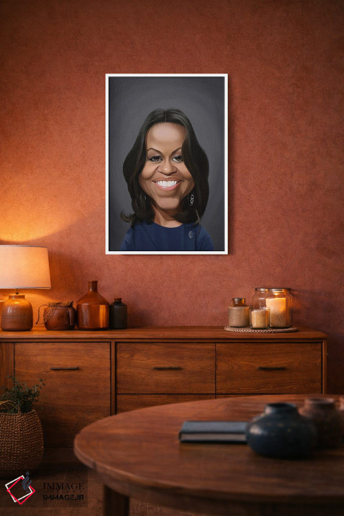 تابلو دکوراتیو میشل اوباما اثر راب اسنو - D2W