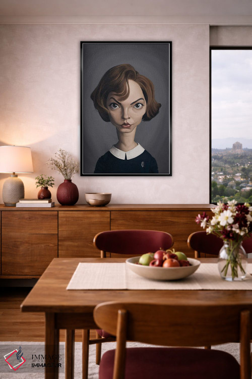 تابلو دکوراتیو آنیا تیلور جوی اثر راب اسنو - D6B