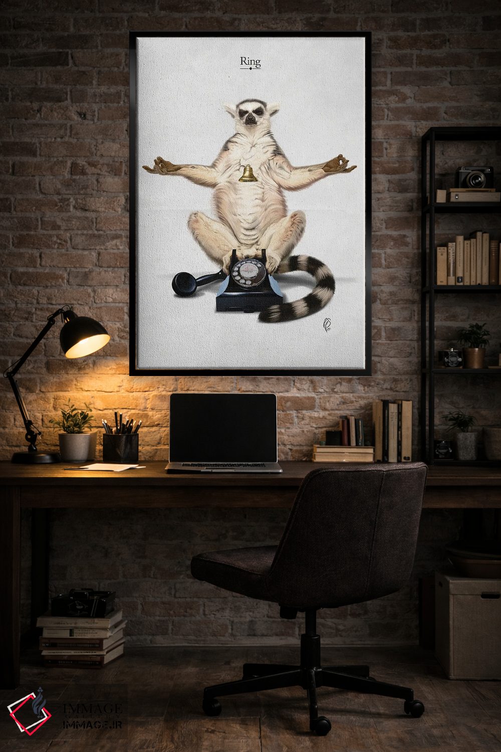تابلو دکوراتیو حلقه اثر راب اسنو - D5B