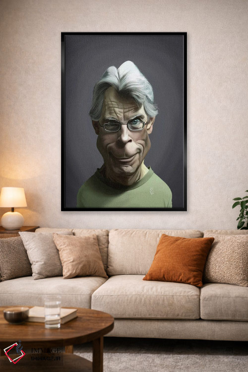 تابلو دکوراتیو استیون کینگ اثر راب اسنو - D1B