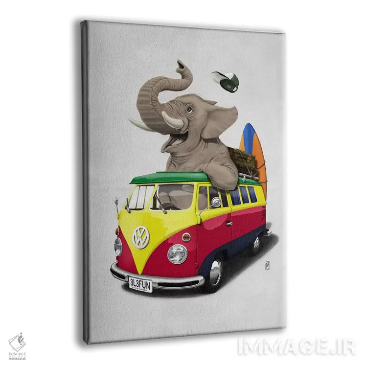 تابلو دکوراتیو جمع کردن وسایل در صندوق ۲ اثر راب اسنو - نمای پرسپکتیو محصول