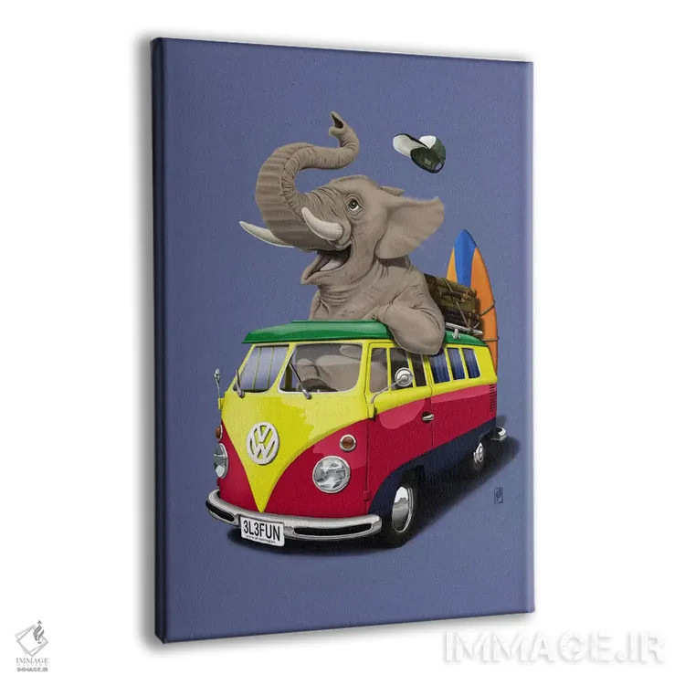 تابلو دکوراتیو جمع کردن وسایل در صندوق ۳ اثر راب اسنو - نمای پرسپکتیو محصول