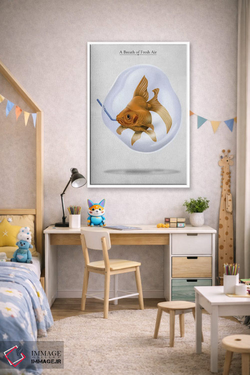 تابلو دکوراتیو نفس هوای تازه اثر راب اسنو - D1W