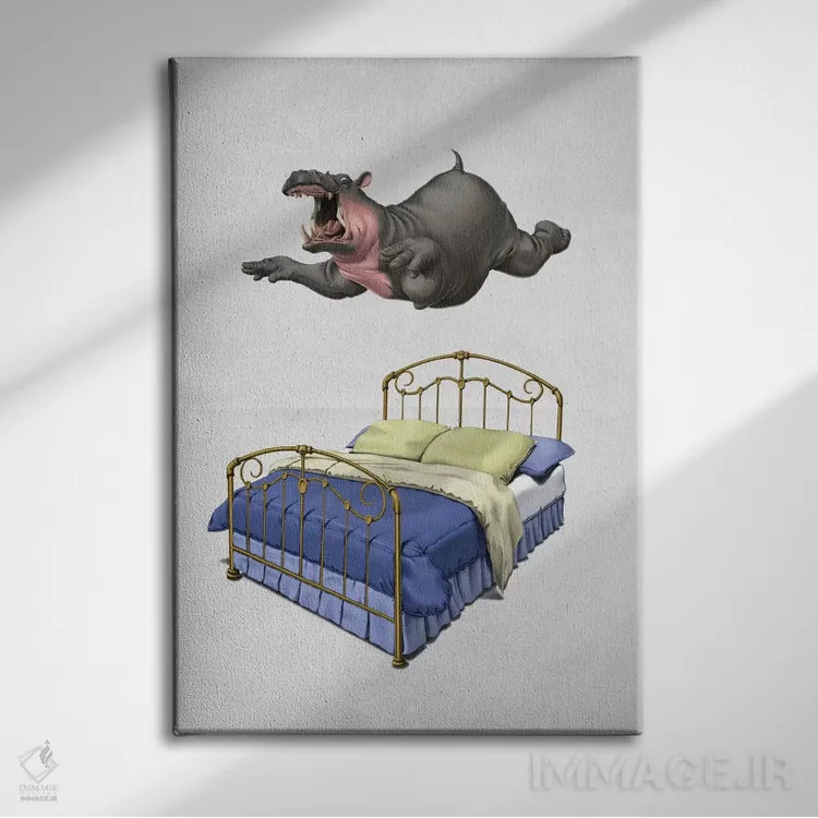 تابلو دکوراتیو زمان استراحت ۲ اثر راب اسنو - نمای روبهرو روی دیوار