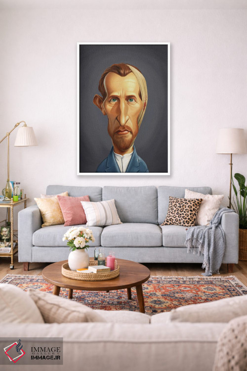 تابلو دکوراتیو ونسان ون گوگ بی گوش اثر راب اسنو - D1W