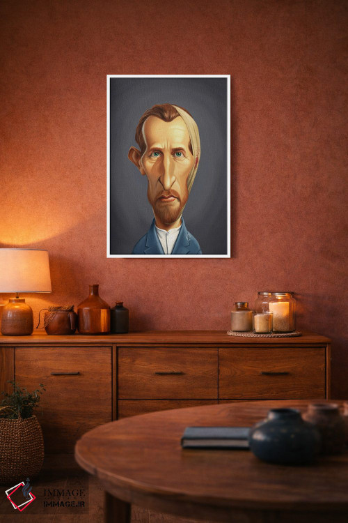 تابلو دکوراتیو ونسان ون گوگ بی گوش اثر راب اسنو - D2W