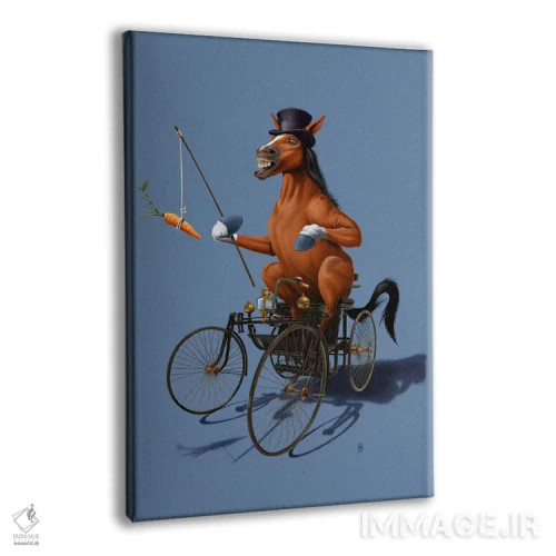 تابلو دکوراتیو قدرت اسب ۳ اثر راب اسنو - نمای پرسپکتیو محصول