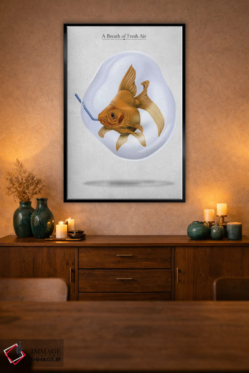 تابلو دکوراتیو نفس هوای تازه اثر راب اسنو - D2B