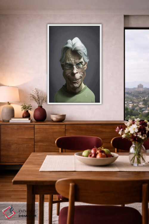 تابلو دکوراتیو استیون کینگ اثر راب اسنو - D4W