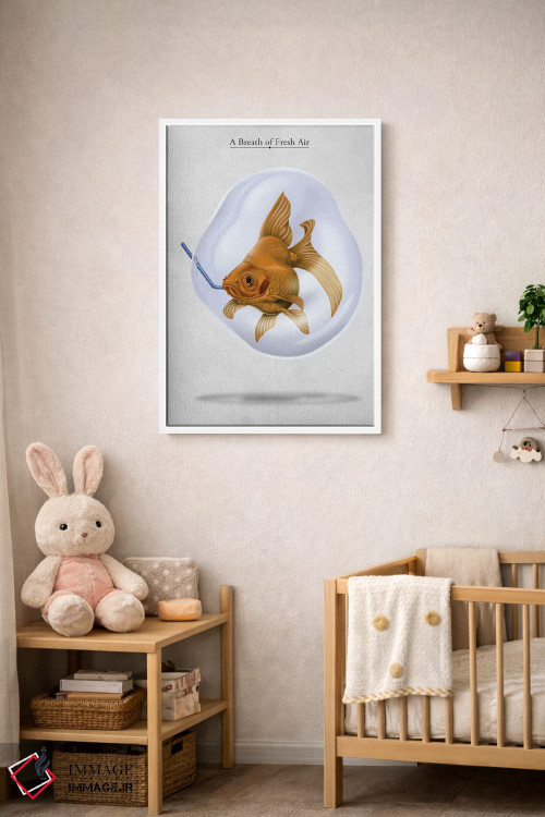 تابلو دکوراتیو نفس هوای تازه اثر راب اسنو - D3W