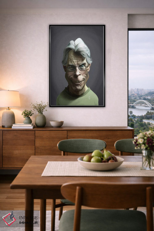 تابلو دکوراتیو استیون کینگ اثر راب اسنو - D6B