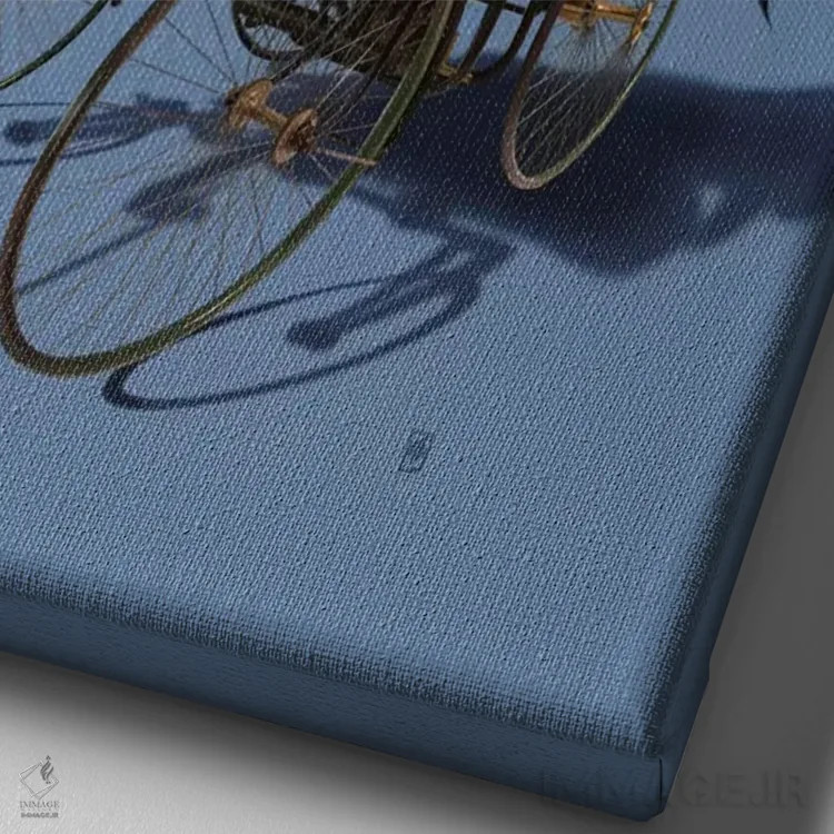 تابلو دکوراتیو قدرت اسب ۳ اثر راب اسنو - نمای نزدیک بافت بوم