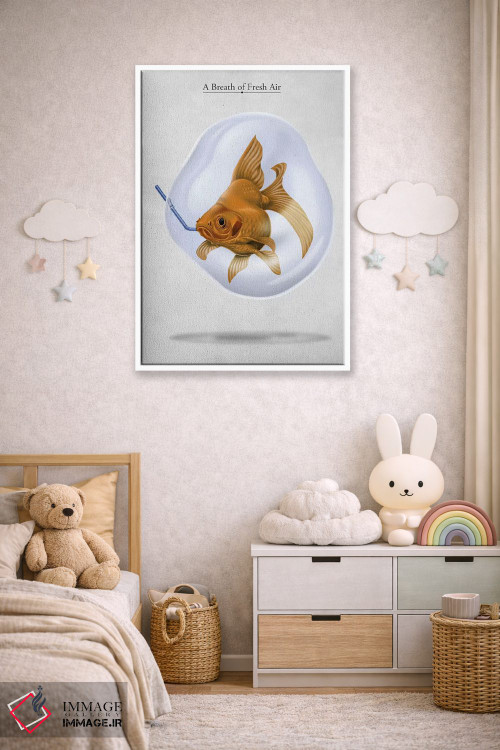 تابلو دکوراتیو نفس هوای تازه اثر راب اسنو - D4W