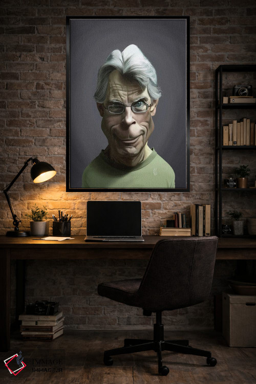 تابلو دکوراتیو استیون کینگ اثر راب اسنو - D5B