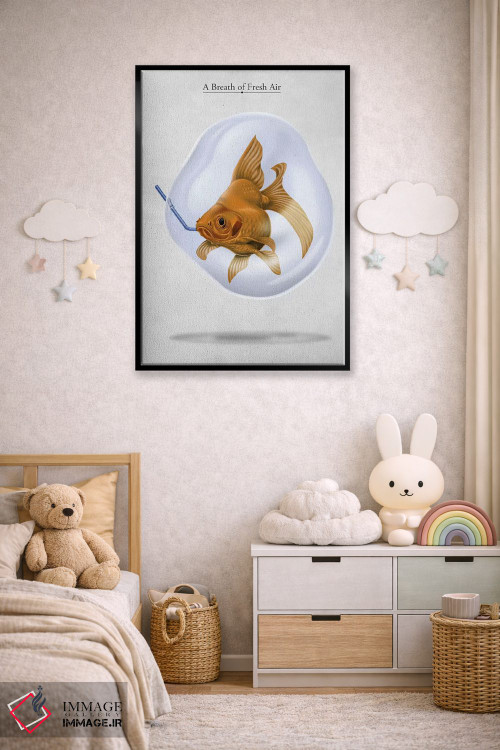 تابلو دکوراتیو نفس هوای تازه اثر راب اسنو - D6B