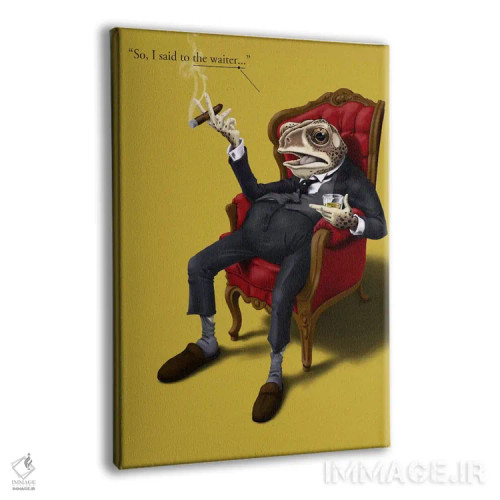 تابلو دکوراتیو مگس در سوپ من ۳ اثر راب اسنو - نمای پرسپکتیو محصول