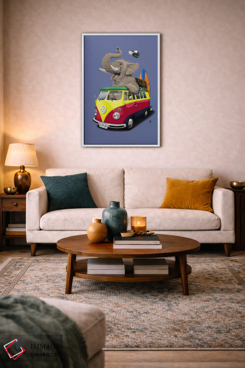 تابلو دکوراتیو جمع کردن وسایل در صندوق ۳ اثر راب اسنو - D2W