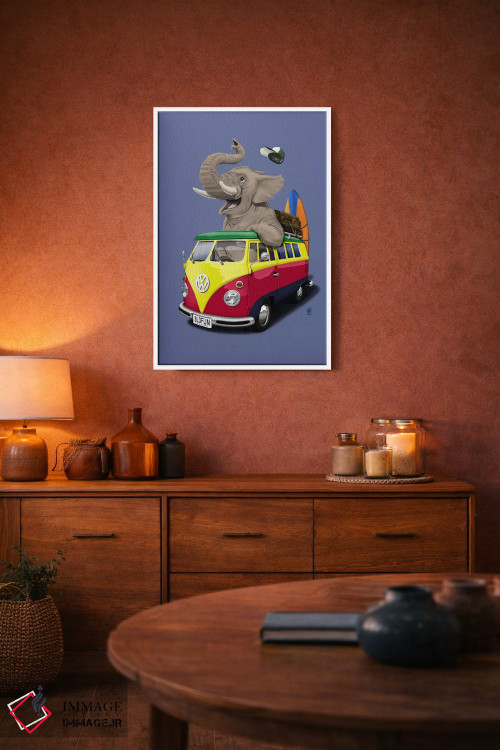 تابلو دکوراتیو جمع کردن وسایل در صندوق ۳ اثر راب اسنو - D3W