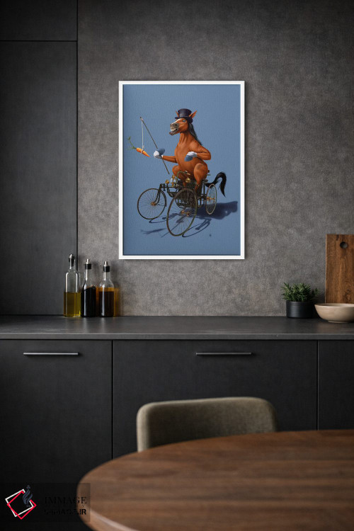 تابلو دکوراتیو قدرت اسب ۳ اثر راب اسنو - D1W