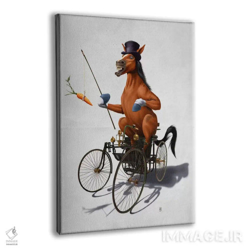 تابلو دکوراتیو قدرت اسب ۲ اثر راب اسنو - نمای پرسپکتیو محصول