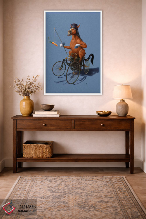 تابلو دکوراتیو قدرت اسب ۳ اثر راب اسنو - D4W