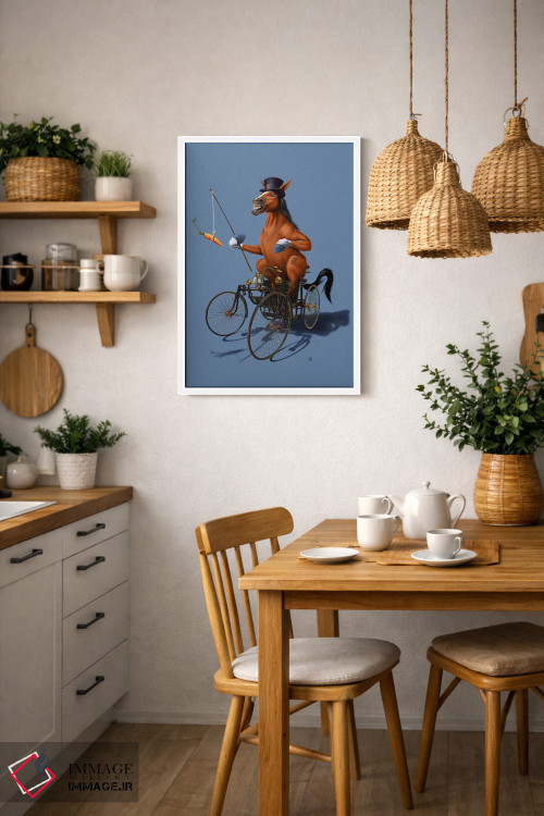 تابلو دکوراتیو قدرت اسب ۳ اثر راب اسنو - D3W