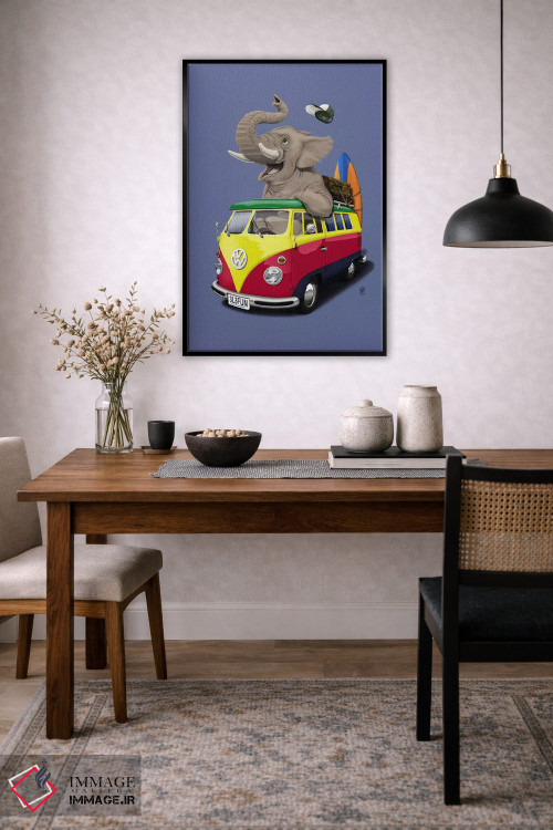 تابلو دکوراتیو جمع کردن وسایل در صندوق ۳ اثر راب اسنو - D5B