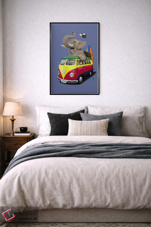 تابلو دکوراتیو جمع کردن وسایل در صندوق ۳ اثر راب اسنو - D6B