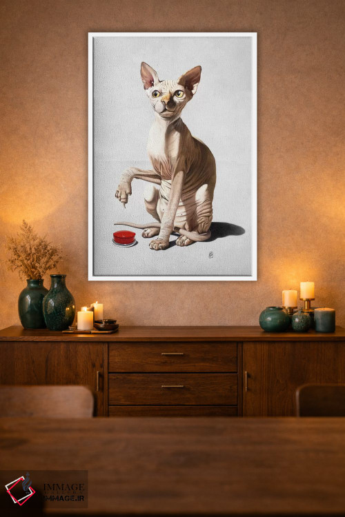 تابلو دکوراتیو فاجعه گربه ای ۲ اثر راب اسنو - D1W