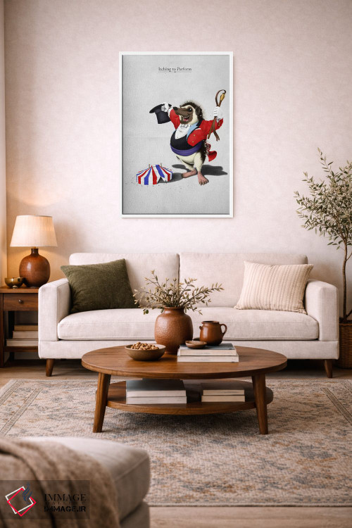 تابلو دکوراتیو بی قرار اجرا شدن اثر راب اسنو - D1W