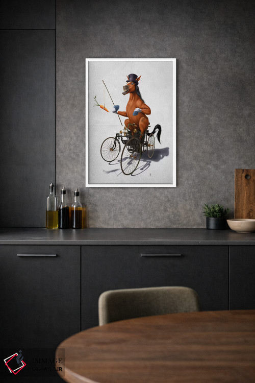 تابلو دکوراتیو قدرت اسب ۲ اثر راب اسنو - D1W