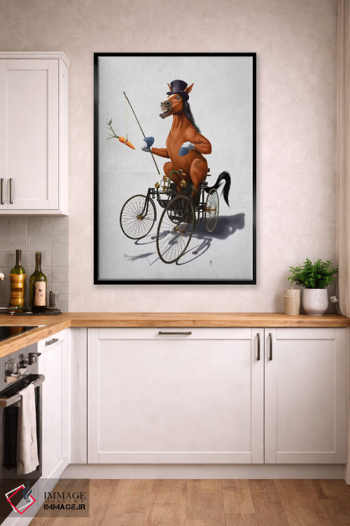 تابلو دکوراتیو قدرت اسب ۲ اثر راب اسنو - D2B