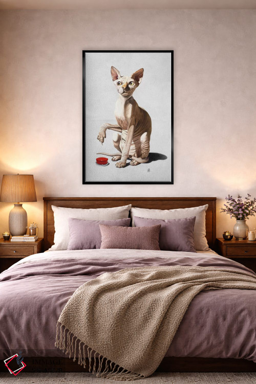 تابلو دکوراتیو فاجعه گربه ای ۲ اثر راب اسنو - D3B