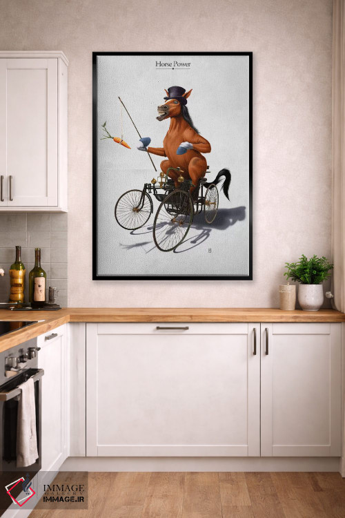 تابلو دکوراتیو قدرت اسب اثر راب اسنو - D3B