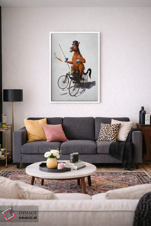 تابلو دکوراتیو قدرت اسب ۲ اثر راب اسنو - D3W