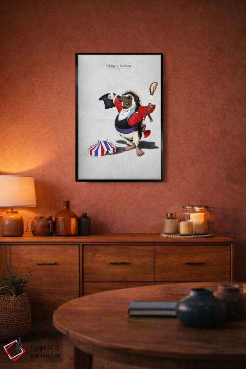 تابلو دکوراتیو بی قرار اجرا شدن اثر راب اسنو - D4B