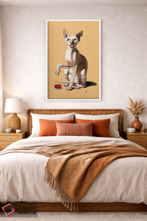 تابلو دکوراتیو فاجعه گربه ای ۳ اثر راب اسنو - D3W