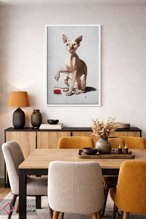 تابلو دکوراتیو فاجعه گربه ای ۲ اثر راب اسنو - D5W