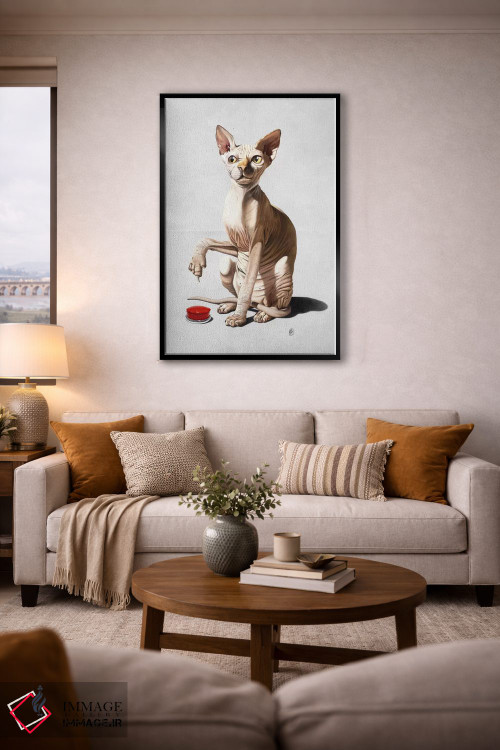 تابلو دکوراتیو فاجعه گربه ای ۲ اثر راب اسنو - D4B