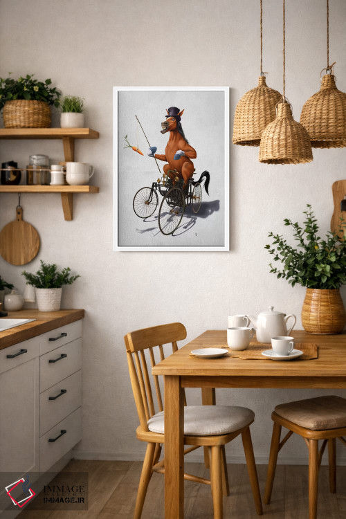 تابلو دکوراتیو قدرت اسب ۲ اثر راب اسنو - D4W