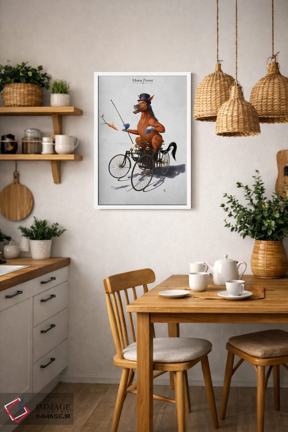 تابلو دکوراتیو قدرت اسب اثر راب اسنو - D4W