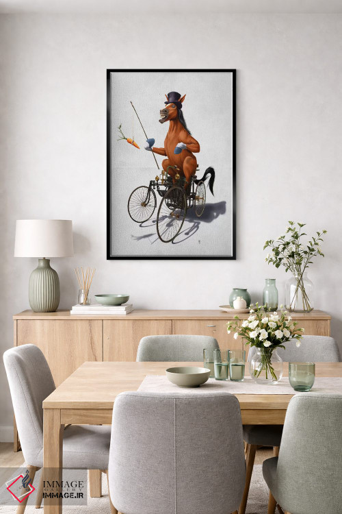 تابلو دکوراتیو قدرت اسب ۲ اثر راب اسنو - D6B