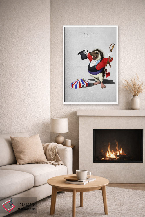 تابلو دکوراتیو بی قرار اجرا شدن اثر راب اسنو - D6W